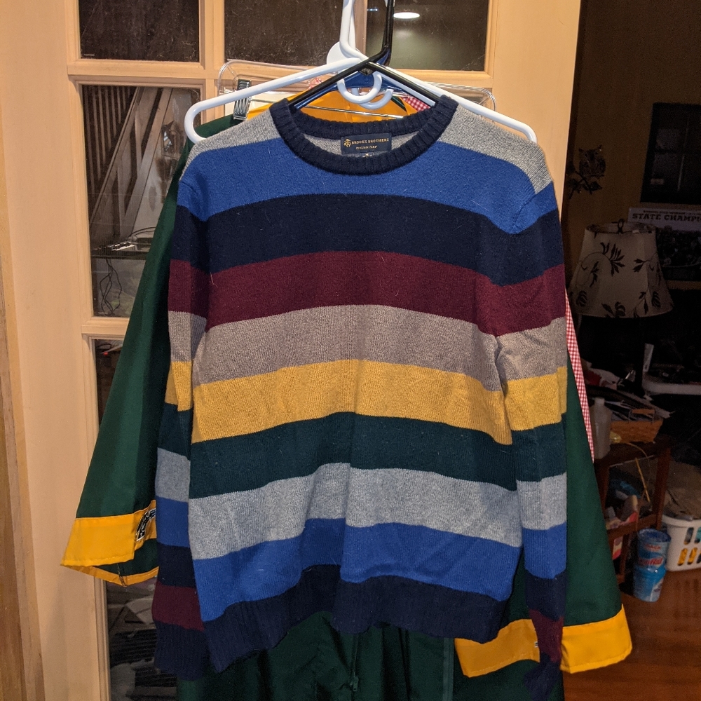 Brooks Brothers italian yarn sweater M